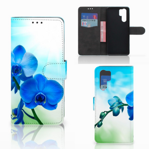 Huawei P30 Pro Hoesje Orchidee Blauw - Cadeau voor je Moeder