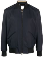 Paul Smith veste bomber en laine à fermeture zippée - Bleu