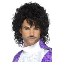 Jaren 80 popster purple rain man - verkleed set - carnaval - muzikant - heren