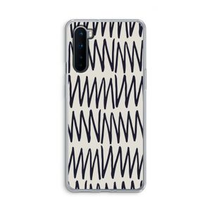Marrakech Zigzag: OnePlus Nord Transparant Hoesje
