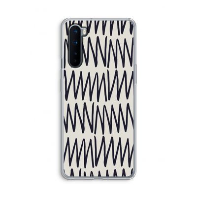 Marrakech Zigzag: OnePlus Nord Transparant Hoesje