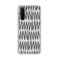Marrakech Zigzag: OnePlus Nord Transparant Hoesje Marrakech Zigzag: OnePlus Nord Transparant Hoesje