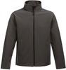 Ragetta RG628 Ablaze Printable Softshell Jacket - Seal Grey (Solid)/Black - M