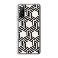 Geometrisch patroon: Sony Xperia 10 III Transparant Hoesje