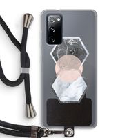 Creatieve toets: Samsung Galaxy S20 FE / S20 FE 5G Transparant Hoesje met koord