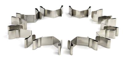 Unbranded Stelling haakbeperker tbv dubbele haak zak a 10