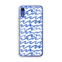 Blauwe golven: Honor Play 8A Transparant Hoesje