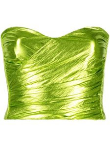 Forte Forte haut bustier à coupe crop - Vert