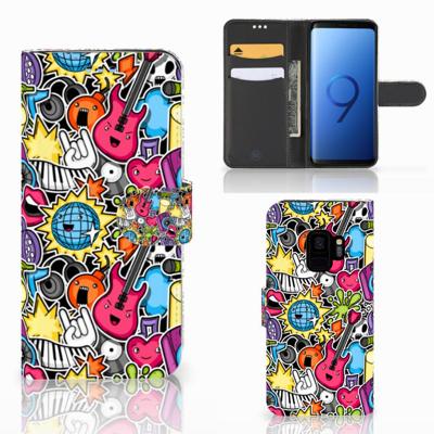 Samsung Galaxy S9 | Wallet Case | met Pasjes | Punk Rock