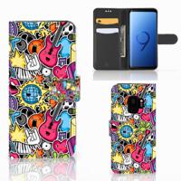 Samsung Galaxy S9 | Wallet Case | met Pasjes | Punk Rock