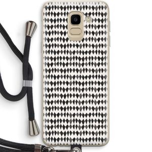 Crazy shapes: Samsung Galaxy J6 (2018) Transparant Hoesje met koord