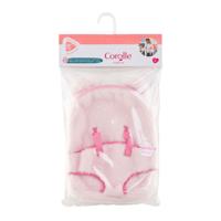 Corolle roze pluche poppen draagrugzak, 30cm Corolle roze pluche poppen draagrugzak, 30cm