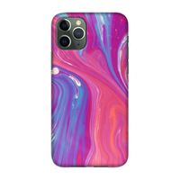 Paarse stroom: Volledig geprint iPhone 11 Pro Hoesje