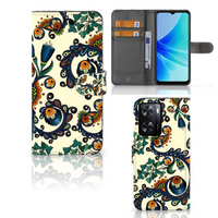 Wallet Case PPO A57 | A57s | A77 4G Barok Flower - thumbnail