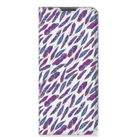 Nokia G50 | Hoesje met Magneet | Feathers Color