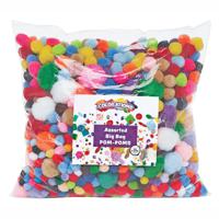 Colorations Zak Pompoms 450 gram, 1200st. - thumbnail