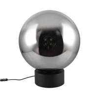 LED Tafellamp - Trio Select Cinque Cipallone - 1 Lichtpunt tot 40 Watt - E27-Fitting - Ø50cm - Snoerschakelaar - Mat Zwart - Metaal