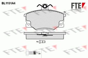 Remblokken set BL1151A4