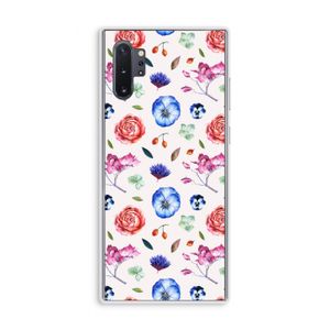 Bloemetjes: Samsung Galaxy Note 10 Plus Transparant Hoesje