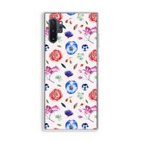 Bloemetjes: Samsung Galaxy Note 10 Plus Transparant Hoesje