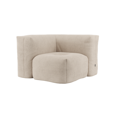 Soft Sofa Indoor - Corner - Beige - SACKit