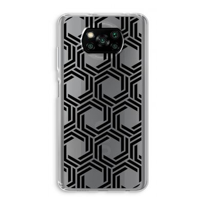 Geometrisch patroon: Xiaomi Poco X3 NFC Transparant Hoesje