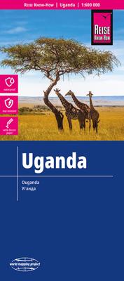 Wegenkaart - landkaart Uganda - Oeganda | Reise Know-How Verlag