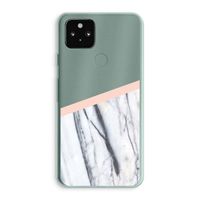 A touch of peach: Google Pixel 5a 5G Transparant Hoesje