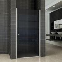 Nisdeur Wiesbaden met profiel Rookglas 8mm Nano coating 202cm hoog (verkrijgbaar in 60, 70, 80, 90 & 100cm)