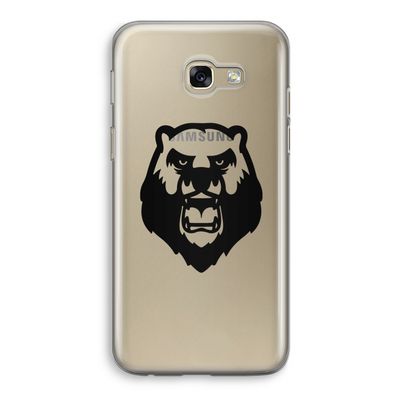 Angry Bear (black): Samsung Galaxy A5 (2017) Transparant Hoesje