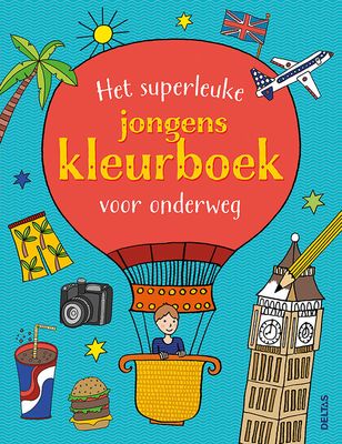 Deltas Het superleuke jongens kleurboek voor onderweg