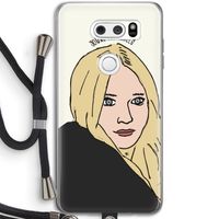 Ashley: LG V30 Transparant Hoesje met koord