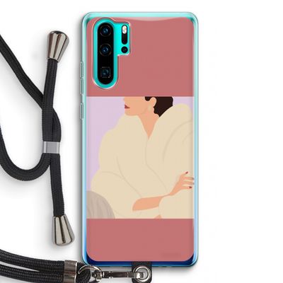 Cosy: Huawei P30 Pro Transparant Hoesje met koord