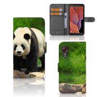 Samsung Galaxy Xcover 5 | Telefoonhoesje | Met pasjeshouder | Panda Samsung Galaxy Xcover 5 | Telefoonhoesje | Met pasjeshouder | Panda