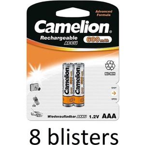 Camelion AAA oplaadbare batterij 600 mah - 16 stuks