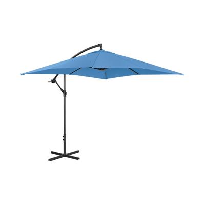Zweefparasol - blauw - rechthoekig - 250 x 250 cm - kantelbaar