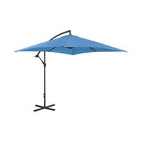 Zweefparasol - blauw - rechthoekig - 250 x 250 cm - kantelbaar