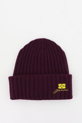 Ganni muts A6930 burgundy