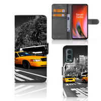 OnePlus Nord 2 5G Flip Cover New York Taxi