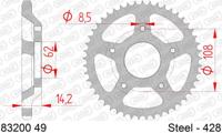 AFAM Chain wheel 428 49z steel silver