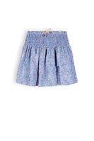 NoNo Meisjes rok smock - Noor - Provence blauw - thumbnail