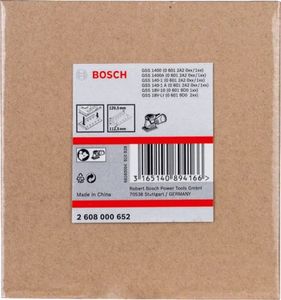 Bosch Accessoires Perforatiegereedschap 6 gaten | 120,5 x 112,5 mm - 2608000652