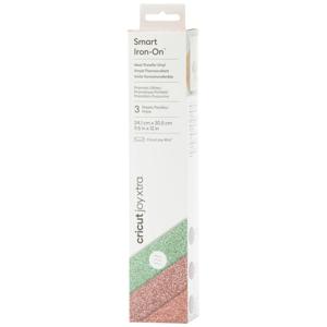 Cricut Smart Iron-On Joy Xtra Folieset Snijbreedte 30.5 cm Koraal, Munt, Rood-goud