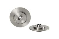 Remschijf BEARING DISC LINE BREMBO, Remschijftype: Massief, u.a. fÃ¼r Renault, Mercedes-Benz