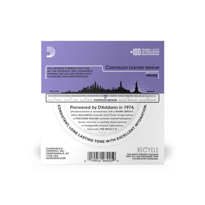 D'Addario EJ26-10P snaar voor muziekinstrumenten Akoestisch 60 stuk(s) Gitaar