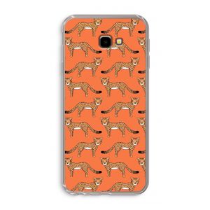 Cheetah: Samsung Galaxy J4 Plus Transparant Hoesje