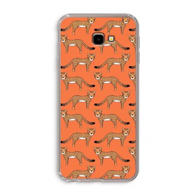 Cheetah: Samsung Galaxy J4 Plus Transparant Hoesje