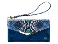 Mobilize Mobilize 2in1 Gelly Velvet Clutch for Apple iPhone 6/6S/7/8/SE (2020/2022) Royal Blue Snake