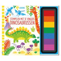 WPG Uitgevers Stempelen met je vingers Dinosaurussen - thumbnail