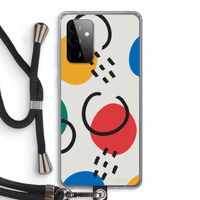 Illustratieve pop 3: Samsung Galaxy A72 5G Transparant Hoesje met koord